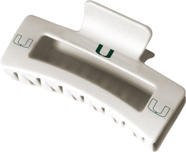 University of Miami Large Claw Clip
