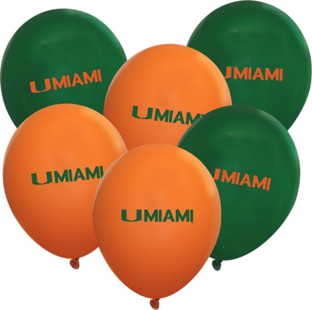 University of Miami 10-Pack Balloon