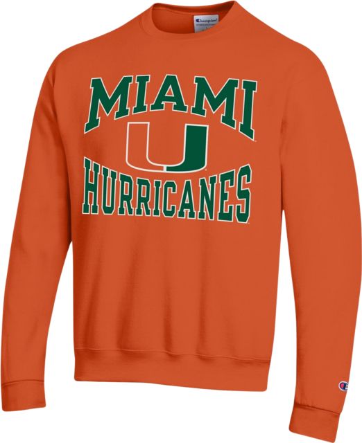 University of Miami Hurricanes Crewneck Sweatshirt University Of Miami