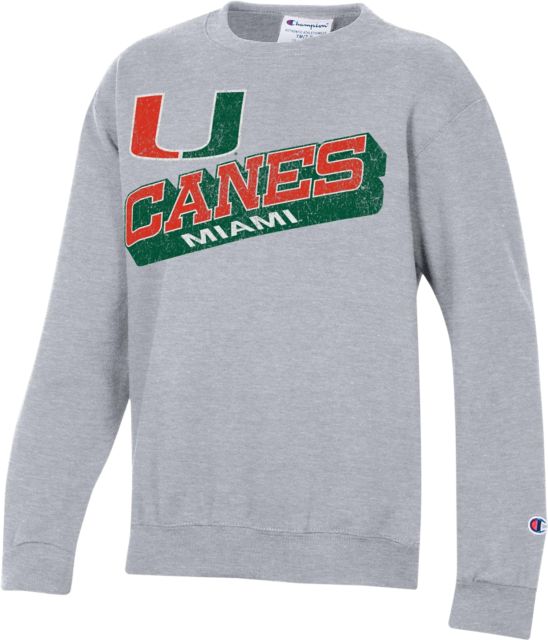 University of Miami Hurricanes Youth Crewneck Sweatshirt