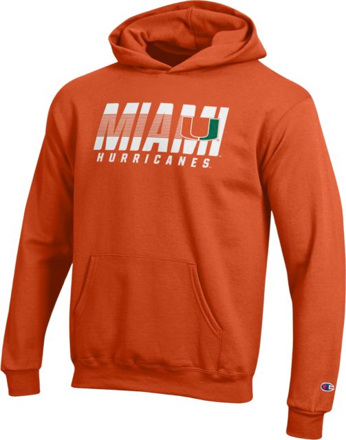 University of Miami Hurricanes Sustainable Youth Hooded Sweatshirt