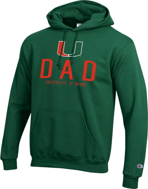 University of Miami Dad Powerblend Hooded Sweatshirt