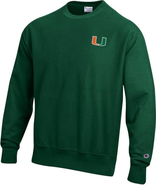 University of Miami Reverse Weave Crew - ONLINE ONLY