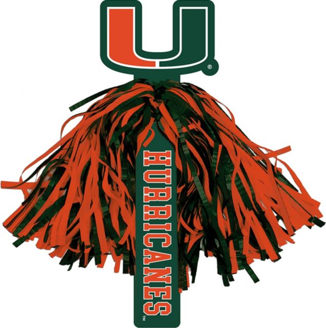 University of Miami Hurricanes Poms