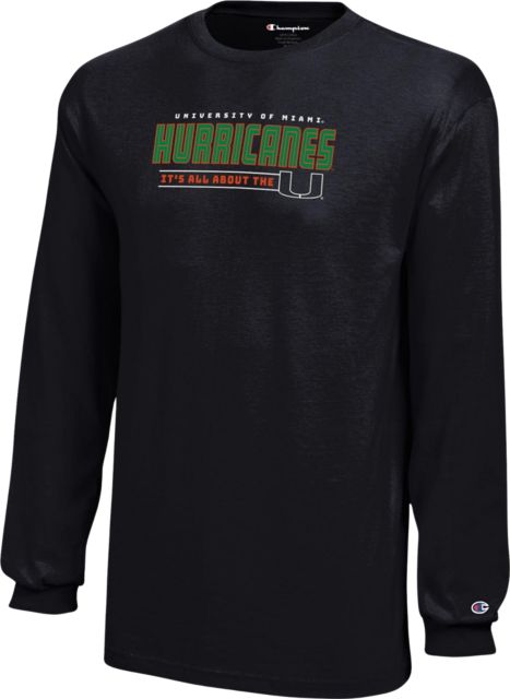 University of Miami Hurricanes Youth Long Sleeve T-Shirt