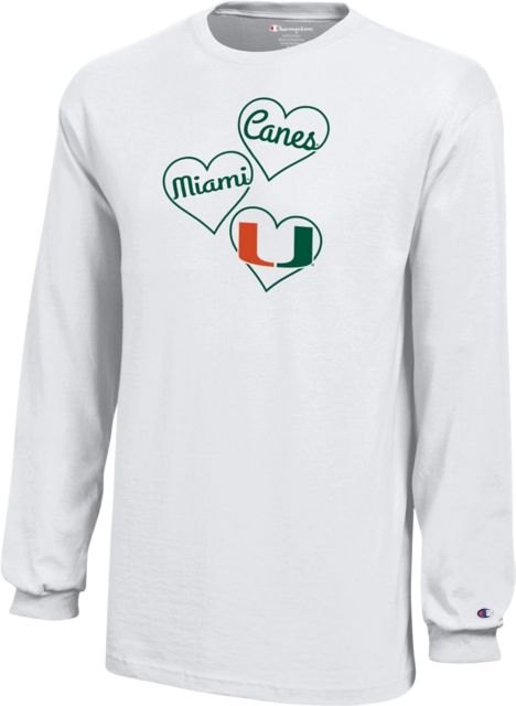 University of Miami Hurricanes Youth Long Sleeve T-Shirt