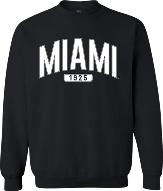 University of Miami Fleece Crewneck