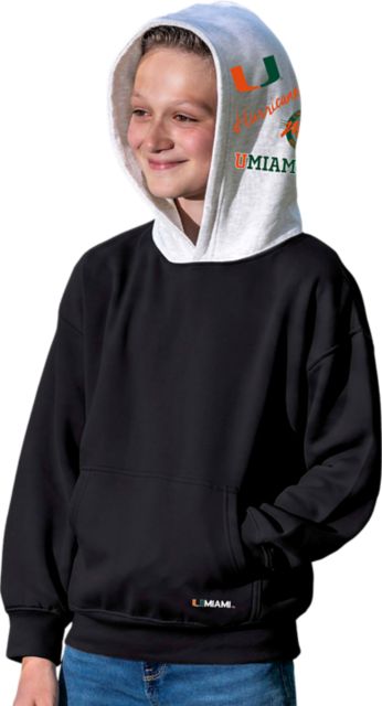University of Miami Hurricanes Youth Hooded Sweatshirt