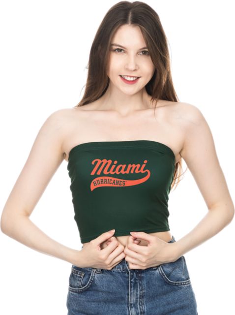 University of Miami Women's Hurricanes Tube Top
