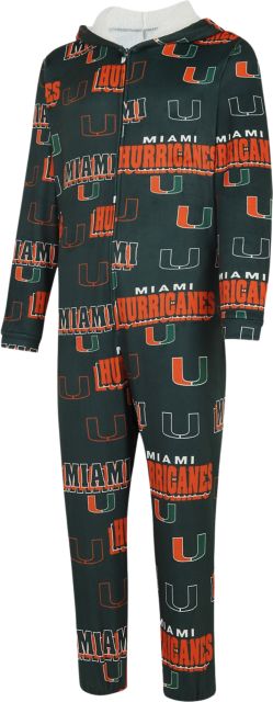 University of Miami All Over Print Roadway Union Suit