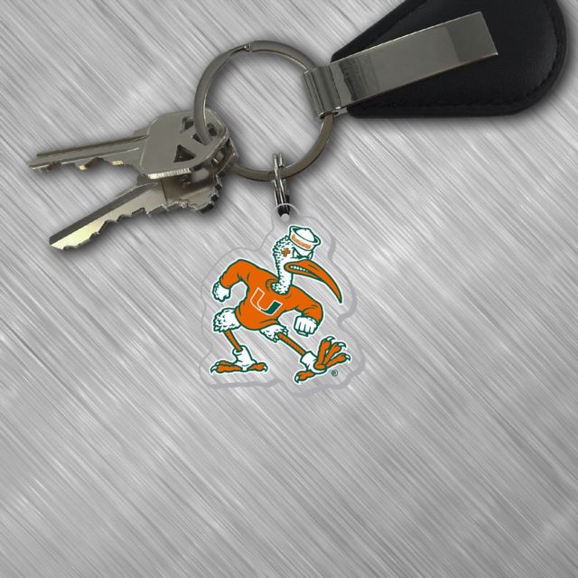 University of Miami Hurricanes Keychain