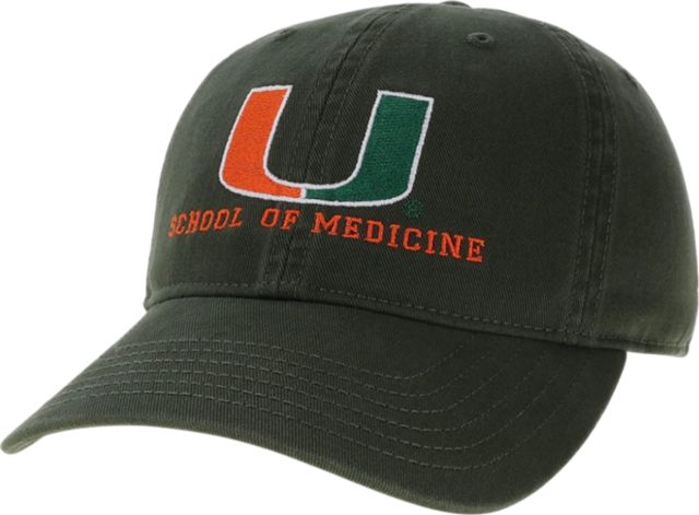 University of Miami School of Medicine Relaxed Twill Adjustable Cap