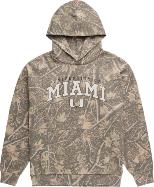 University of Miami Camo Hooded Sweatshirt