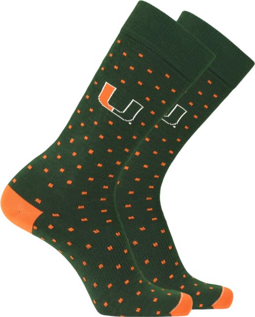 University of Miami Dress Socks