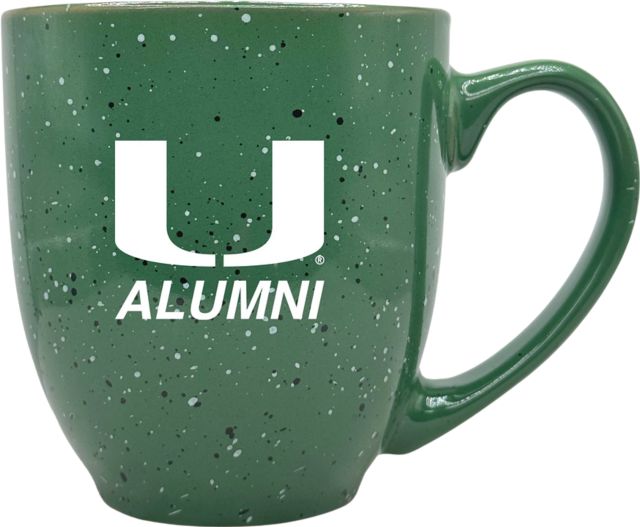 University of Miami Alumni 16 oz. Laser Engraved Bistro Mug