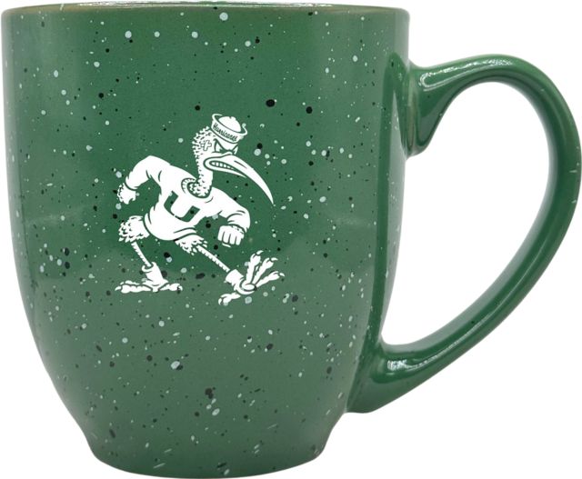 University of Miami Hurricanes 16 oz. Laser Engraved Bistro Mug
