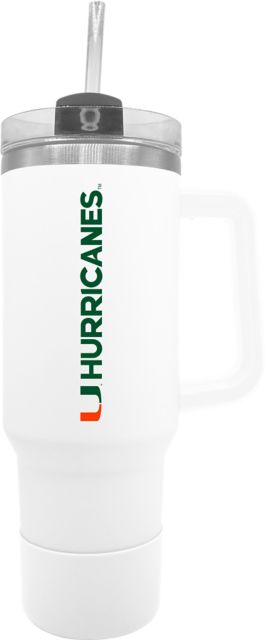 University of Miami Hurricanes 40 oz. Straw Tumbler