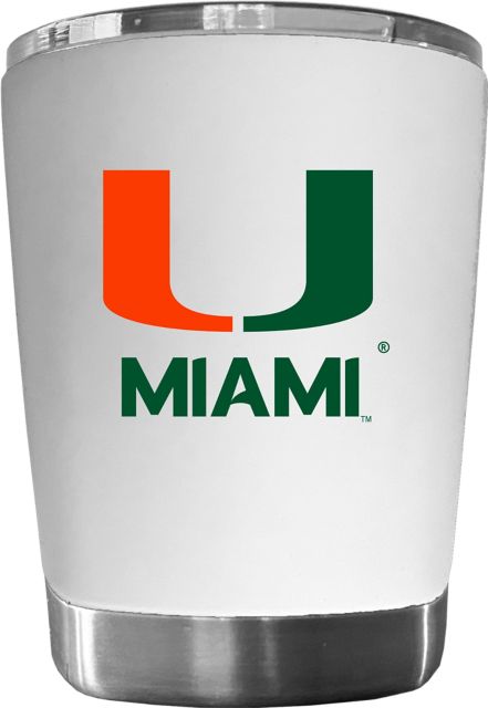 University of Miami 12 oz. Lowball Tumbler