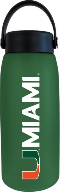 University of Miami Hurricanes 40 oz. Plastic Bucket Bottle