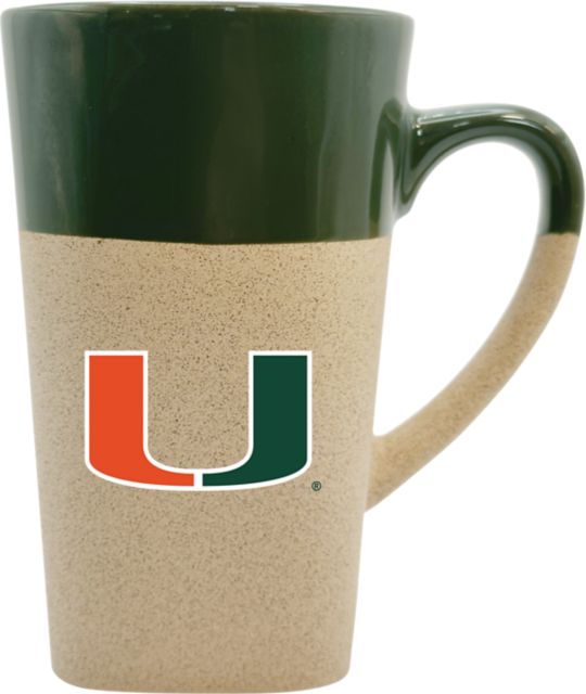 University of Miami 16 oz. Stone Glaze Mug