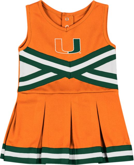 Miami Hurricanes Cheerleader Dog Dress