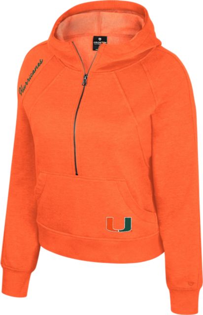 University of Miami Precipice 1/2 Zip Fleece Hoodie