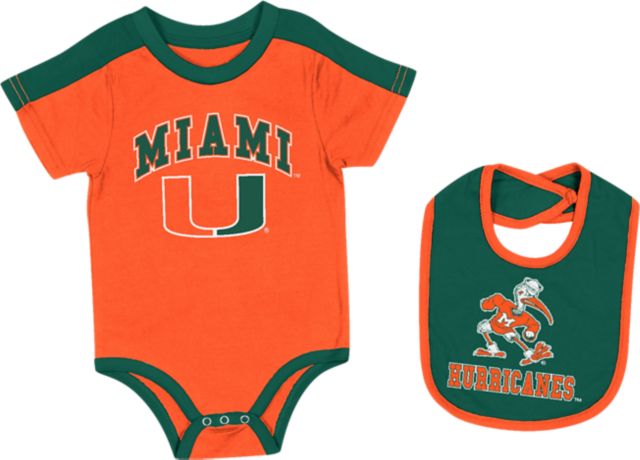Be miami hurricanes Sports Baby One-Piece for Sale by Kanokhime