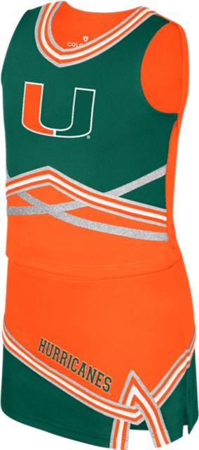 University of Miami Youth Girls Cheer Set