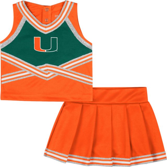 University of Miami Hurricanes Toddler Cheer Set
