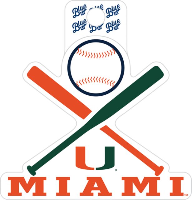 University of Miami Hurricanes Baseball Full Size Sticker
