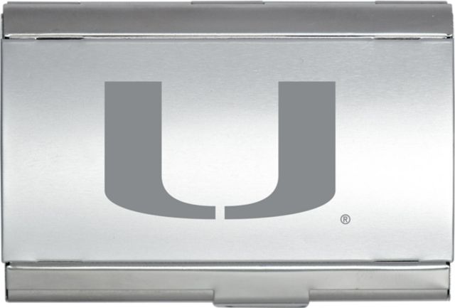 University of Miami Business Card Case