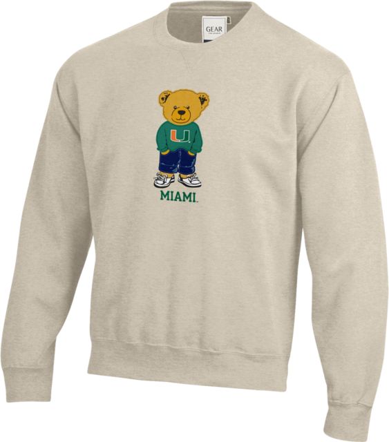 University of Miami Hurricanes Teddy Crewneck Sweatshirt
