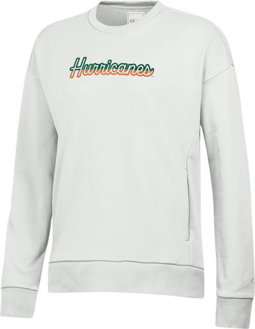 University of Miami Hurricanes Women's Crewneck Sweatshirt