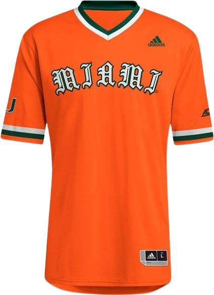 Miami hurricanes baseball jersey on sale