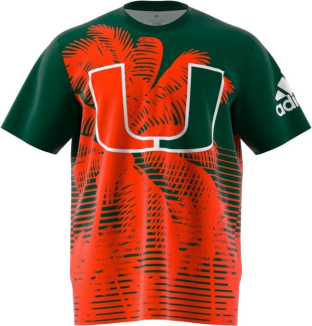 Miami Hurricanes Adidas Premier Football Jersey #1 - Green 3XL