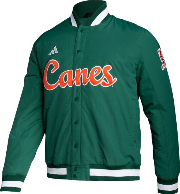 Miami Hurricanes Adidas Baseball Jersey - Green XL