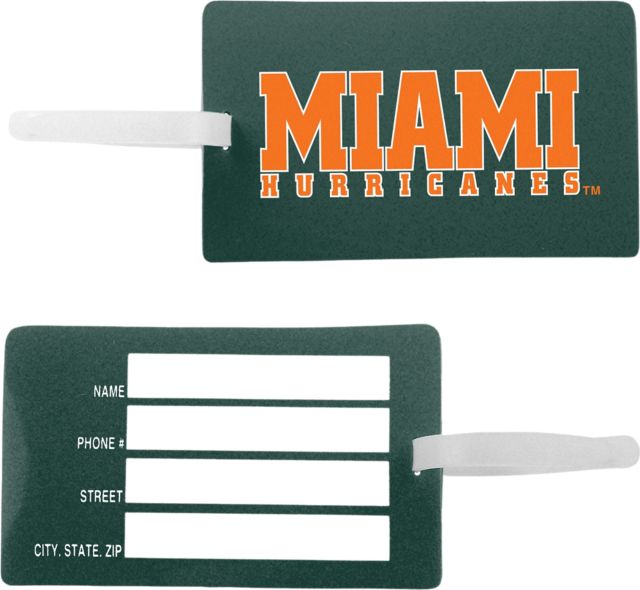 University of Miami Luggage Tag