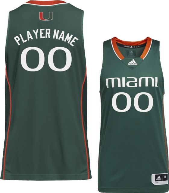 University of Miami Hurricanes Women's Basketball adidas Player Name Replica Jersey
