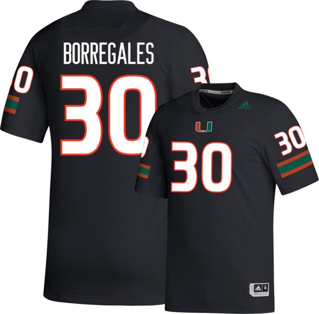 University of Miami Football Replica Jersey 30 A BORREGALES
