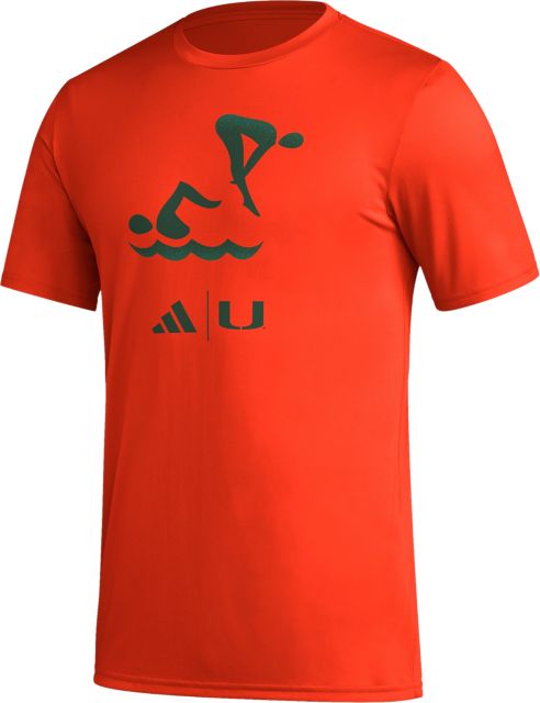 University of Miami Pregame Swimming & Diving Short Sleeve T-Shirt
