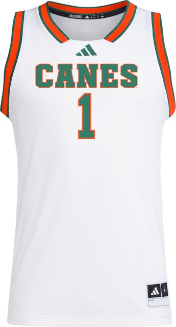 University of Miami Hurricanes adidas Basketball #1 Replica Jersey