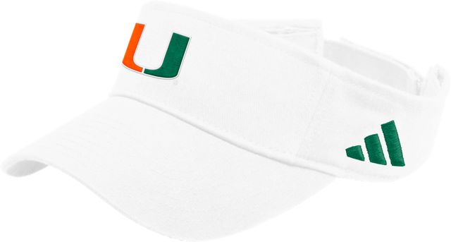 University of Miami Hurricanes adidas Adjustable Team Visor