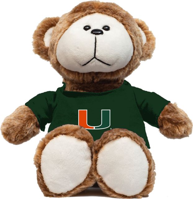 University of Miami 12'' Plush Copper Bear - ONLINE ONLY