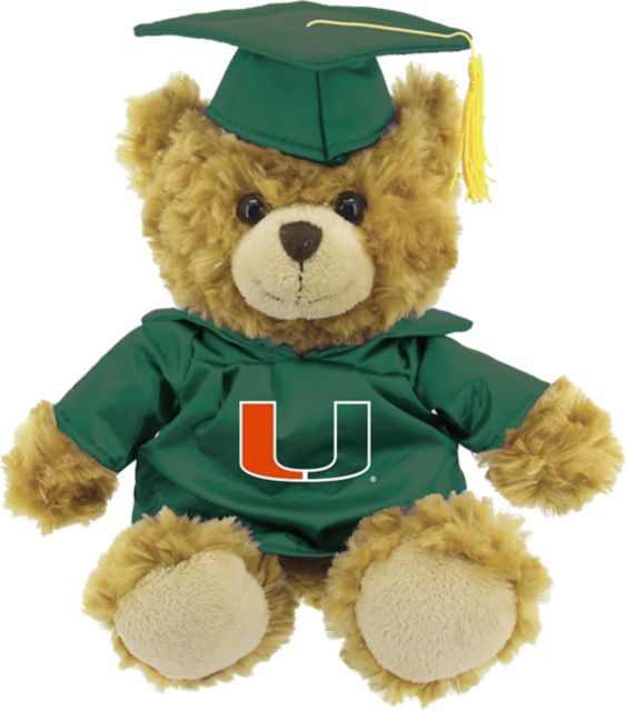 University of Miami 12'' Grad Bear