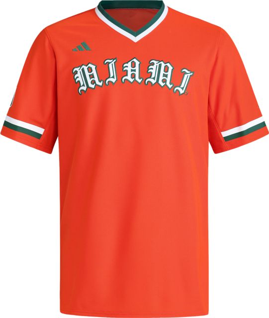 University of Miami Replica Baseball Jersey