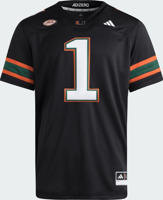 University of Miami Hurricanes Football #1 Premium Jersey
