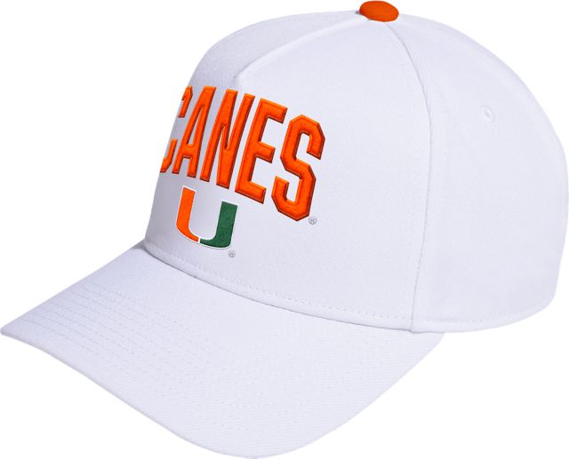 University of Miami Hurricanes adidas Locker Room A-Frame Cap