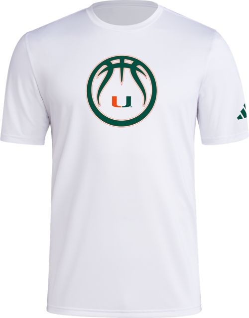 University of Miami Hurricanes adidas Basketball Pre-Game Locker Room Short Sleeve T-Shirt