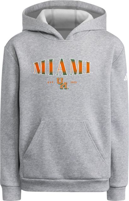 University of Miami Youth Hooded Sweatshirt