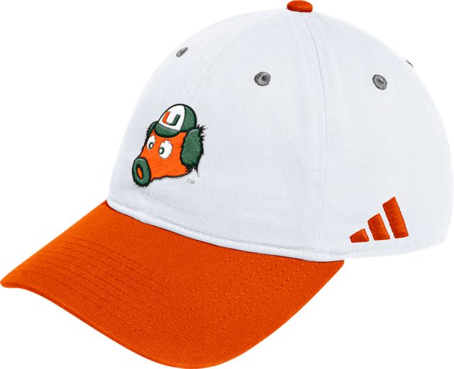 University of Miami Hurricanes adidas Baseball Slouch Adjustable Cap